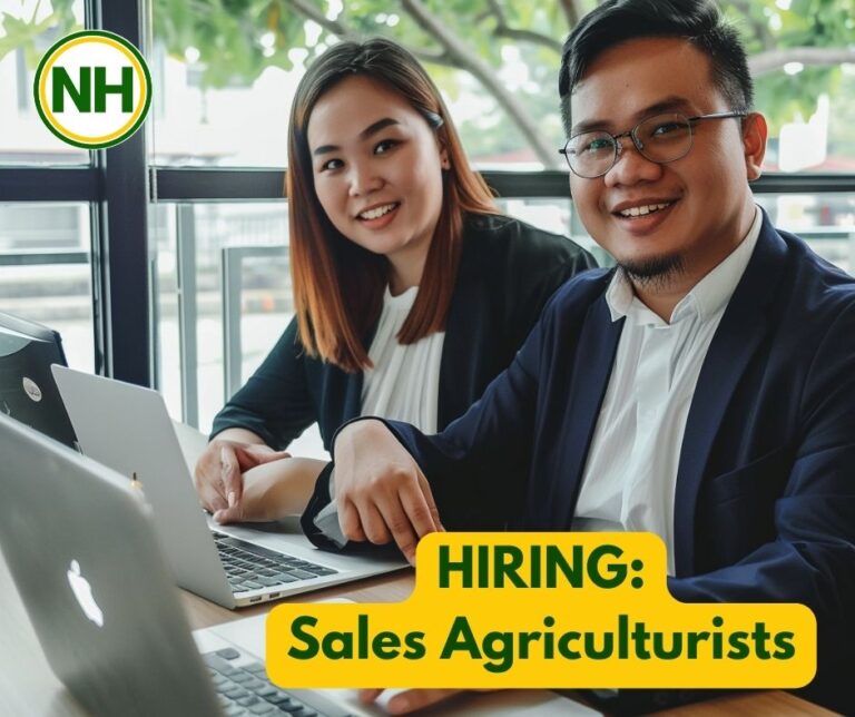 HIRING: Sales Agriculturists